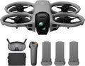 DJI Avata 360 Motion Fly More Combo, drone 360° doté de caméra 360° 8K de 1 pouce et protection d'hélices. Comprend les lunettes N3 et la radiocommande RC Motion 3 pour un contrôle intuitif des mouvements et des figures acrobatiques faciles.