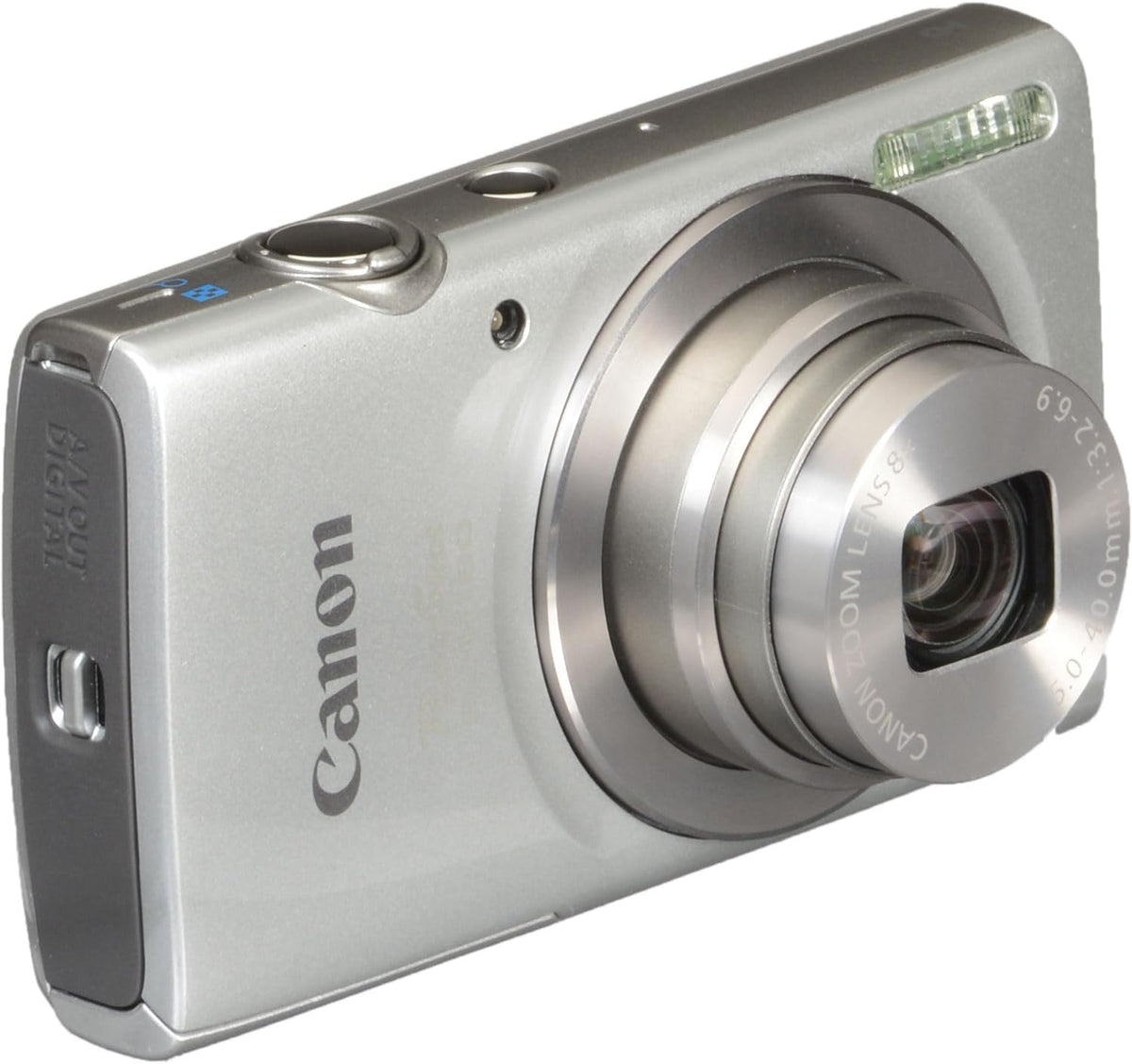 Appareil photo digital Canon PowerShot ELPH 180 (argent) | Compact et facile à utiliser avec grossissement optique | Commandes simples | Design léger idéal pour les voyages, la photographie de famille et au quotidien