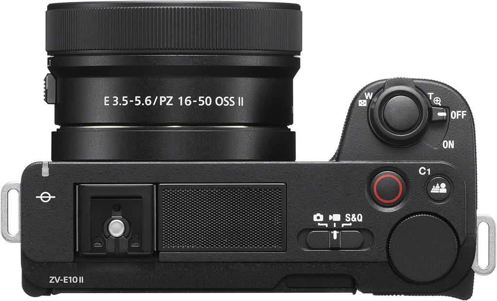Sony Alpha ZVE10 II - Appareil photo hybride APS-C à objectifs interchangeables pour créateurs de contenu - Noir - doté de objectif