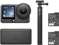 DJI Osmo Action 6 : Caméra sportive combinée améliorée avec capteur carré 1/1,1″, ouverture variable de f/2.0 à f/4.0, autonomie prolongée grâce à 2 batteries, enregistrement vidéo 8K pour des prises de vue en extérieur prolongées.