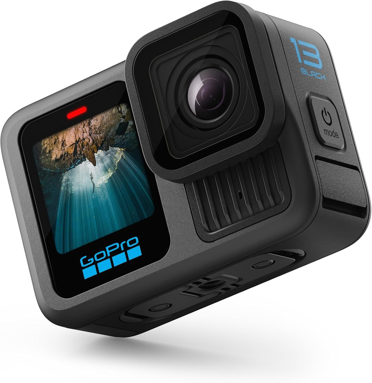 GoPro HERO13 Black - Caméra sportive résistant à l’eau avec vidéo 5,3K60, photo 27 MP + Compatibilité avec les objectifs de la série HB
