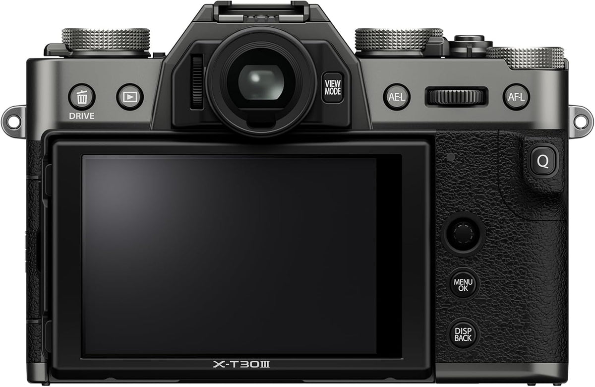 Boîtier d'appareil photo hybride FUJIFILM X-T30 III, couleur argent anthracite – Présentation