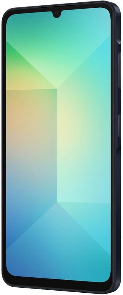 Samsung Galaxy A06 4G LTE (64 Go + 4 Go) Version latine SM-A065M/DS Débloqué d'usine 6,7 pouces Double SIM Double caméra 50 MP (Étui inclus) - (Noir) – Présentation