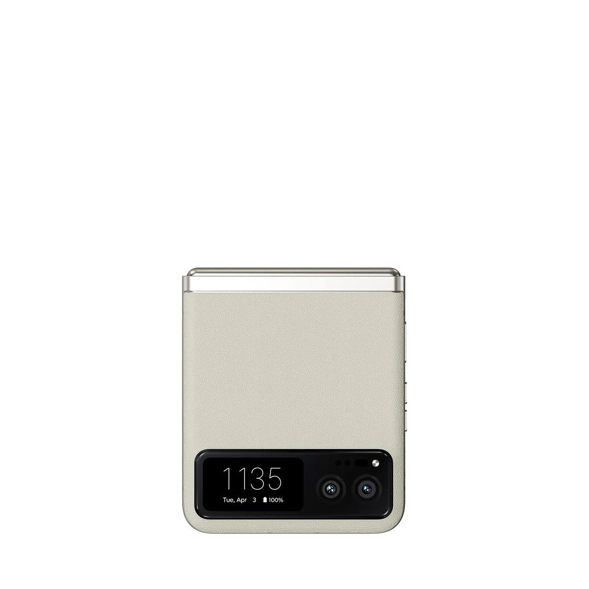 Motorola Razr | 2023 | Débloqué | Conçu pour les États-Unis | 8 Go/128 Go | Appareil photo 32 Mpx | Crème vanille | 73,95 x 170,82 x 7,35 mm – Présentation