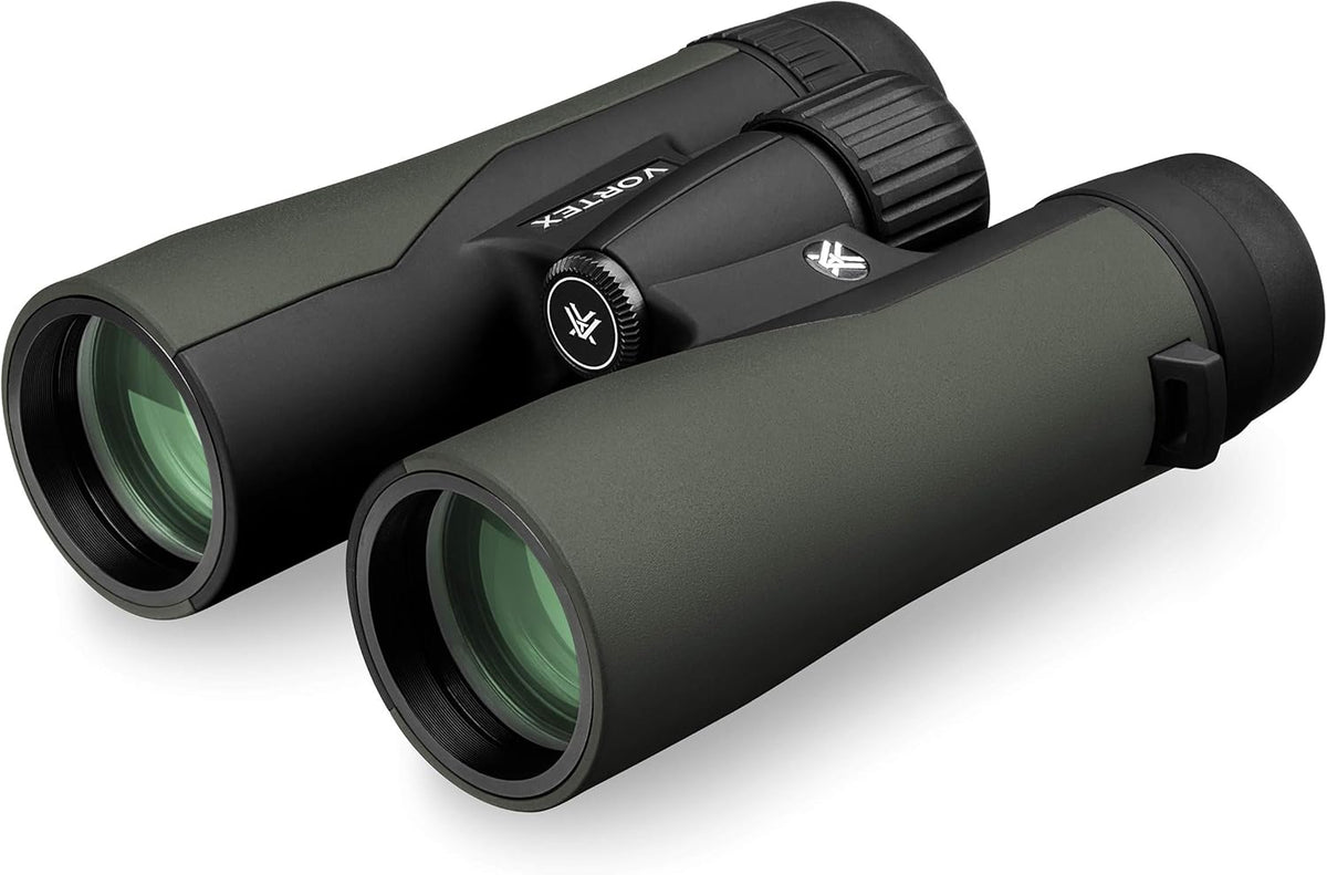 Jumelles Vortex Optics Crossfire HD 10x42 - Système optique HD - Compatible trépied - Revêtement en caoutchouc - Étanche - Anti-buée - Antichoc - Étui de protection inclus - Garantie illimitée et inconditionnelle – Présentation