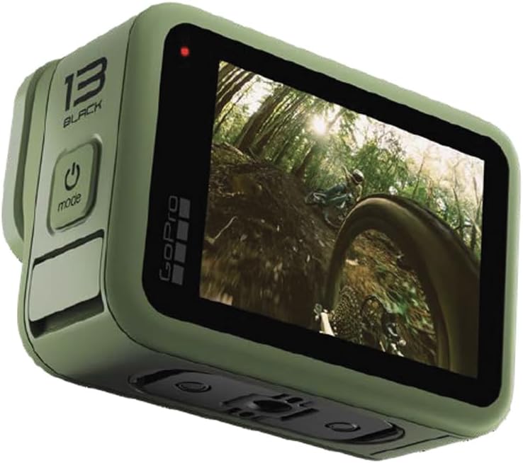 GoPro HERO13 Black en vert forêt (Édition limitée) - Caméra sportive résistant à l’eau avec vidéo 5,3K60, photo 27 MP + Compatibilité avec les objectifs de la série HB