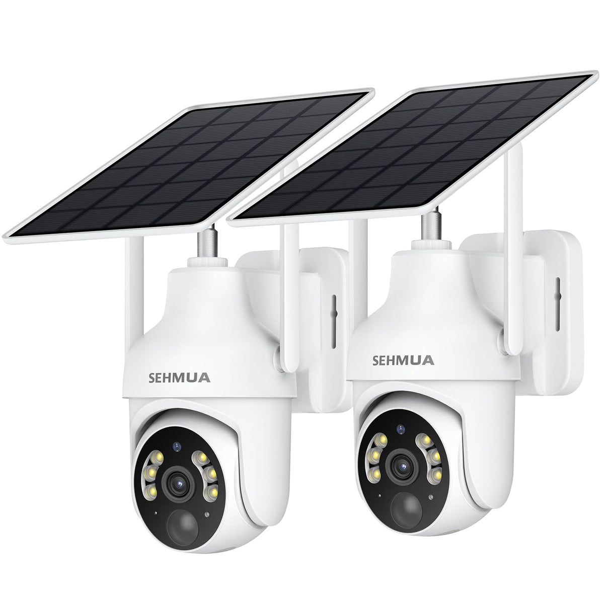 Caméras de sécurité extérieures sans fil SEHMUA 2K - Vue à 360° – Présentation