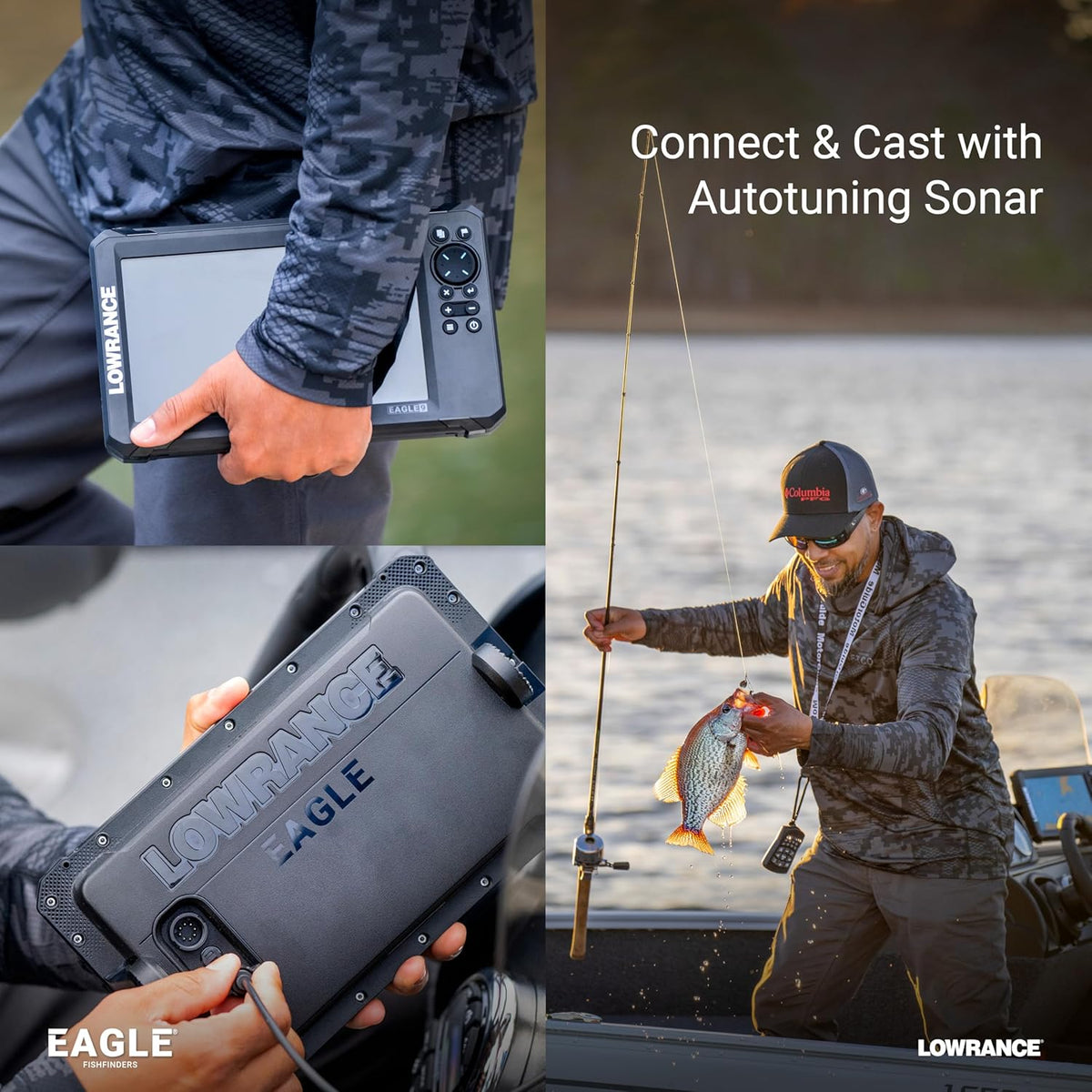 Sondeurs de pêche Lowrance Eagle 4, 5, 7 et 9 doté de écran IPS