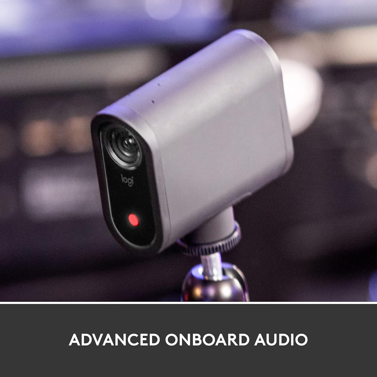 Logitech for Creators Mevo Start, caméra de streaming sans fil, qualité vidéo HD 1080p, contrôle intelligent via application, streaming en direct via LTE ou Wi-Fi - Noir