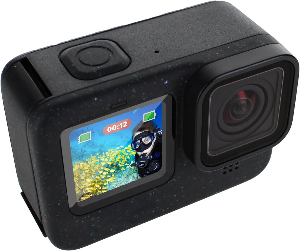 GoPro HERO12 (Hero 12) Noire - Caméra sportive résistant à l’eau doté de vidéo HDR 5,3K, photos 27 MP, capteur d'image 1/1,9", webcam stabilisée pour le streaming en direct + carte mémoire 64 Go et kit de 50 accessoires - Pack