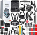 GoPro MAX 360 (2025) Caméra sportive résistant à l’eau doté de vidéo HD et kit de 50 accessoires | Double objectif 5,6K, vidéo sphérique, système de fixation 1/4"-20, idéale pour le vlogging et la création de contenu VR