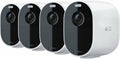 Caméra sans fil Arlo VMC2430-100NAR Essential Spotlight (lot de 4) Vidéo 1080p Vision nocturne couleur Audio bidirectionnel Connexion directe au Wi-Fi Aucun hub requis – Blanc (Reconditionné) – Présentation