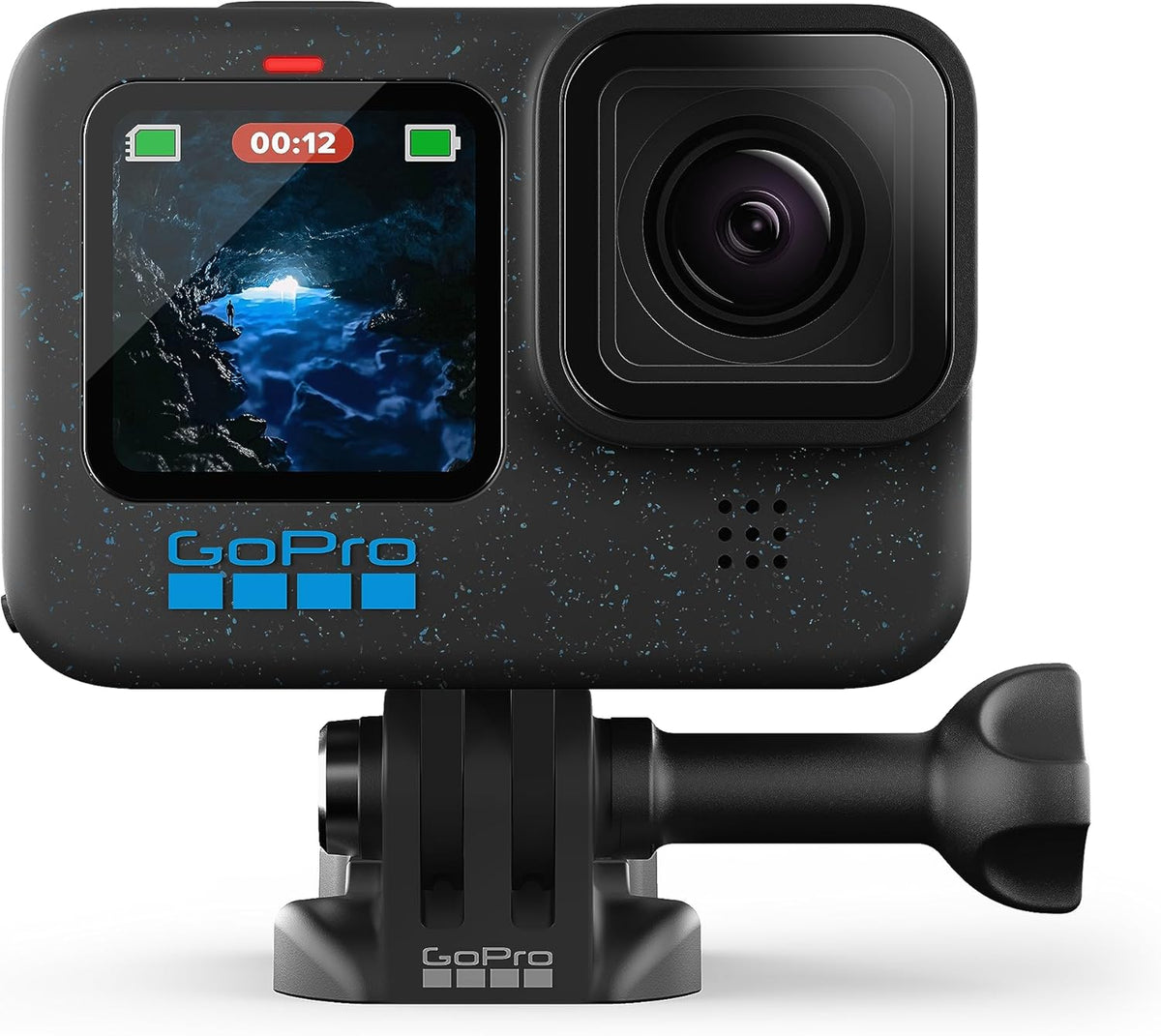 GoPro HERO12 Black - Caméra d'action étanche doté de vidéo Ultra HD 5,3K60, photos 27 MP, HDR, capteur d'image 1/1,9", diffusion en direct, stabilisation webcam