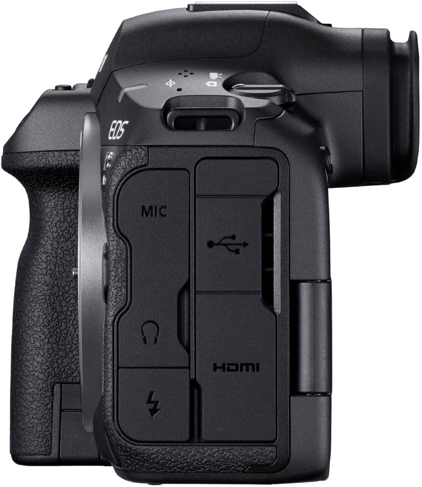 Appareil photo hybride Canon EOS R5 Mark II | Capteur plein format 45 Mpx | Enregistrement vidéo 8K | Stabilisation d'image intégrée (IBIS) avancée pour les professionnels (6536C002) + Objectif Canon RF 70-200 mm + Adaptateur EF-EOS R + Accessoire…