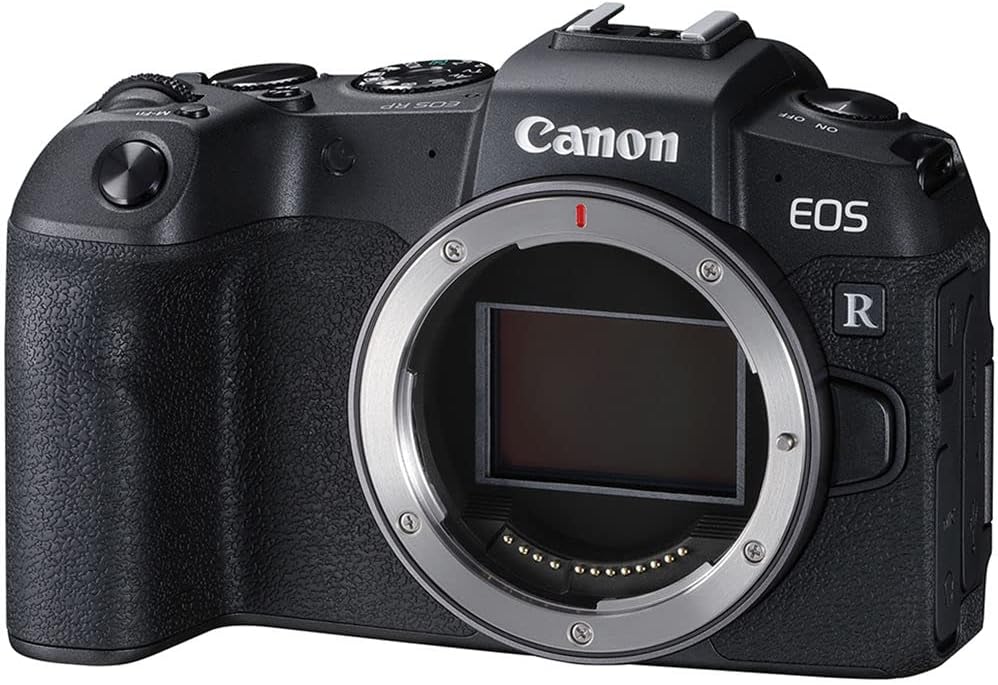 Appareil photo hybride Canon EOS RP | Capteur plein format 26,2 Mpx | Enregistrement vidéo 4K | Appareil photo compact et léger adapté aux déplacements et la création de contenu au quotidien + Objectif Canon RF 75-300 mm + Adaptateur EF-EOS R + Ac…