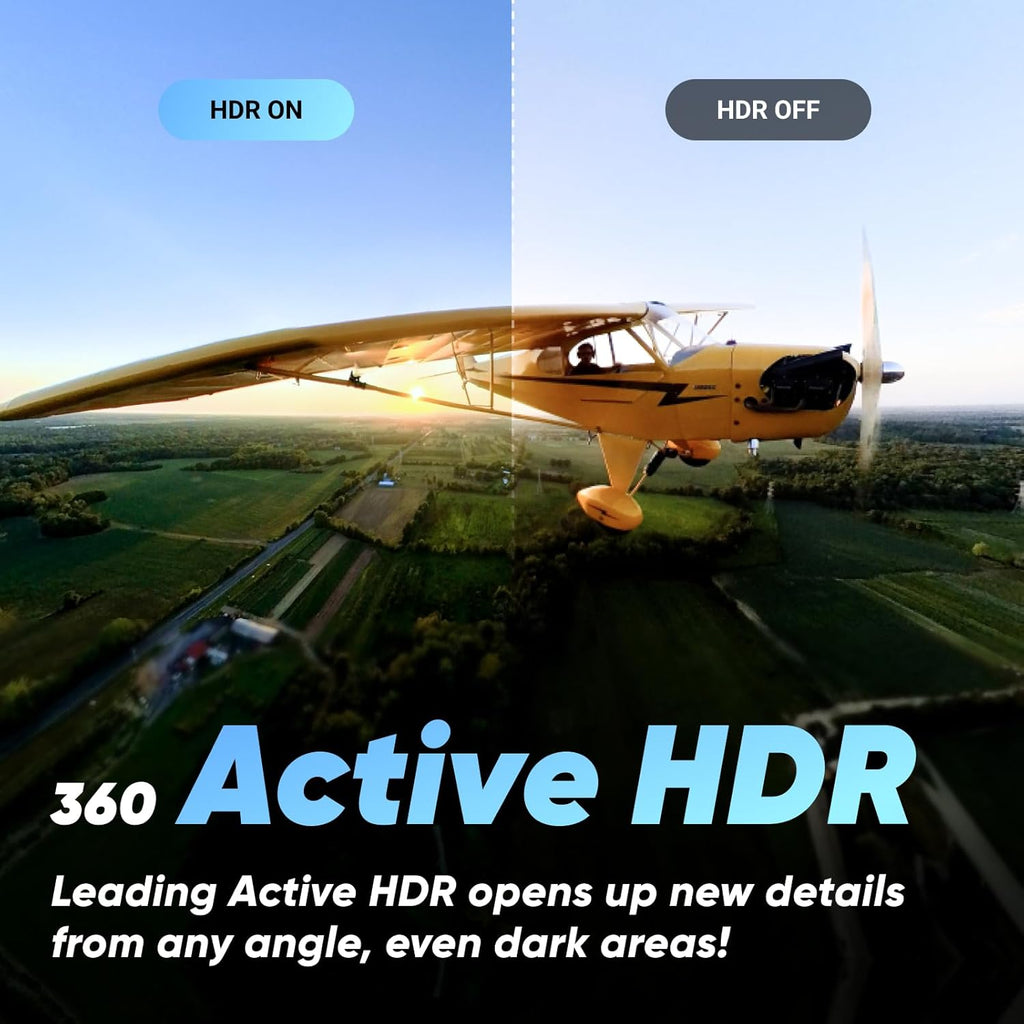Caméra sportive Insta360 X3-360 doté de vidéo 360° HDR active 5,7K, objectif unique 4K, résistant à l’eau, stabilisation FlowState, affichage tactile 2,29 pouces, montage IA pour moto, sports d'hiver et vlogging.